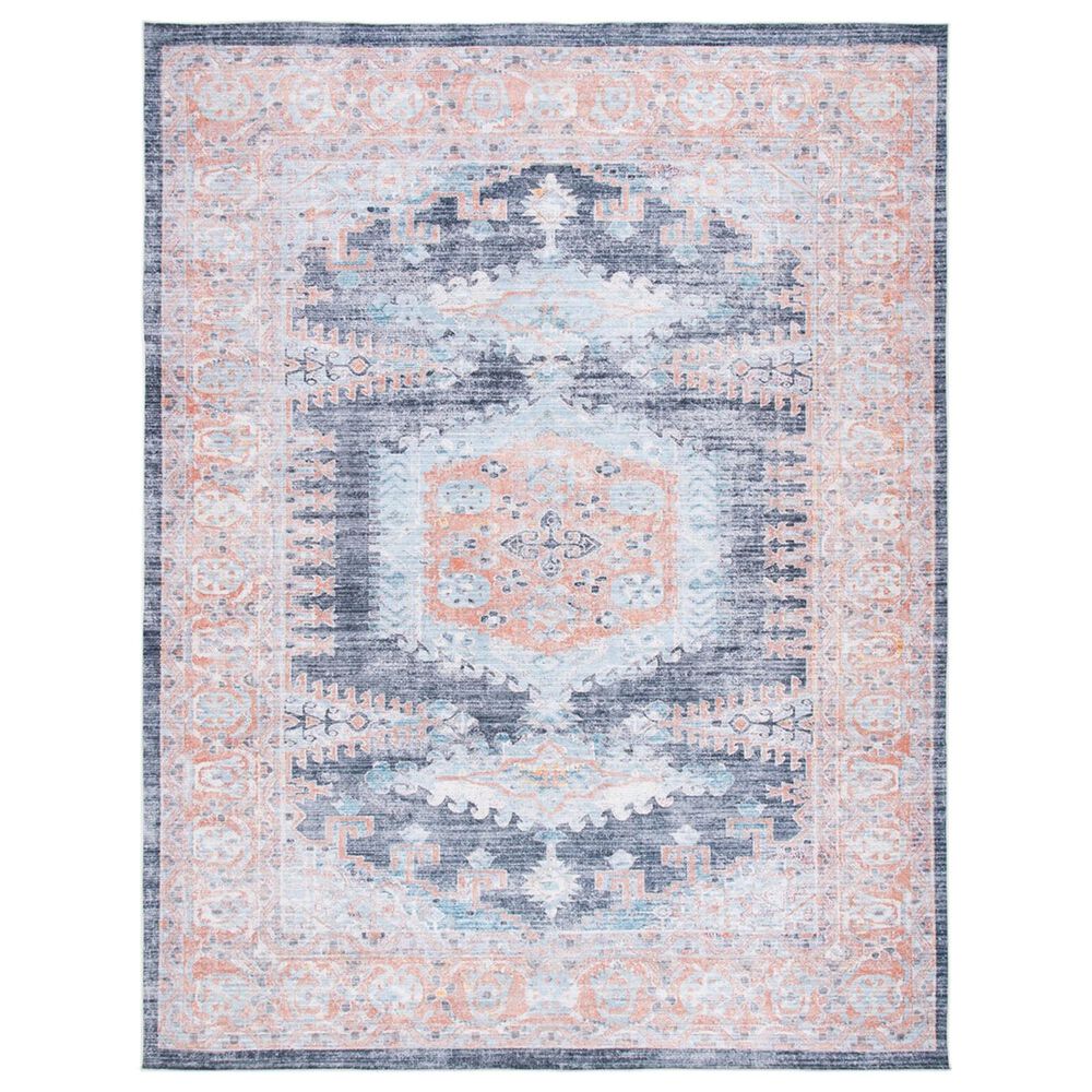 Safavieh Serapi 10" x 14" Terracotta and Blue Area Rug, , large