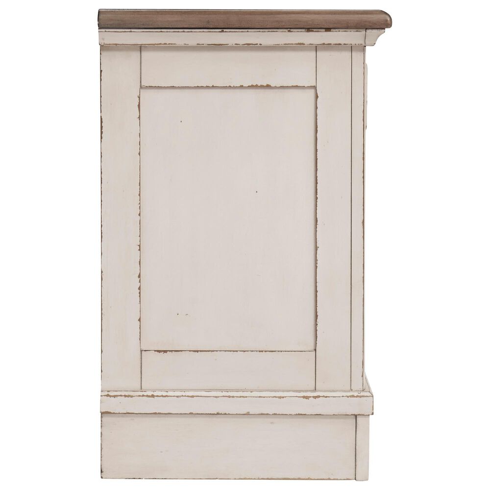 Ashley Realyn 5-Piece Queen Panel Bed Set in Chipped White, , large