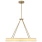 Minka-Lavery Divinely 36.25" Chandelier with Etched Shade in Celeste Brass, , large
