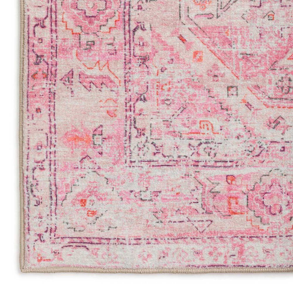 Dalyn Rug Company Jericho 2&#39;6&quot; x 8&#39; Rose Indoor/Outdoor Runner, , large