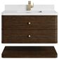 James Martin Allamari 36" Single Bathroom Vanity in Sable with Single Hole 3 cm White Zeus Silestone Top and Rectangular Sink, , large