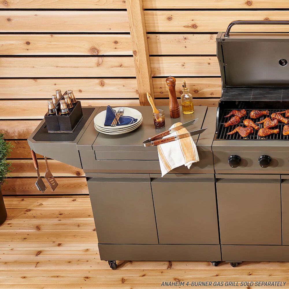 TYTUS Emberwood Grill Cart in Gunmetal Gray, , large