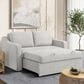Lifestyle Solutions Haddington Convertible Loveseat in Linen, , large