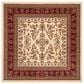 Safavieh Lyndhurst 8" Square Ivory and Red Area Rug, , large