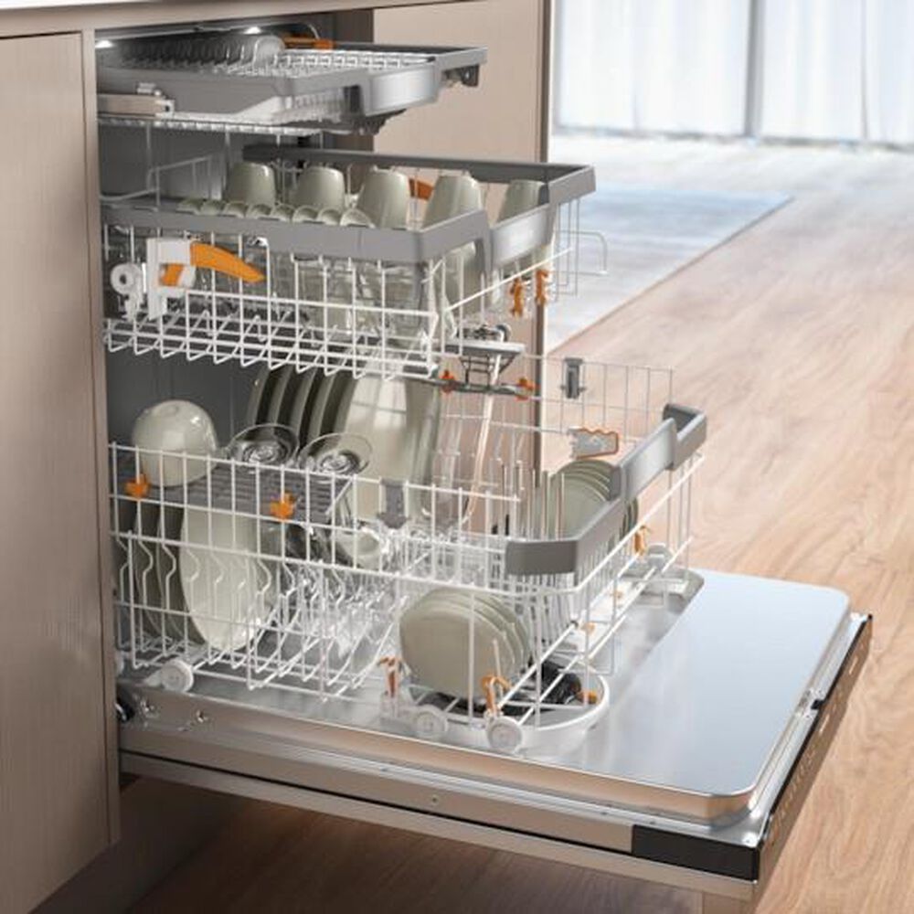 Miele 24&quot; Built-In Fully Integrated Dishwasher with 39 dBA in Stainless Steel, , large
