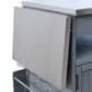 HOMLUX 40.5" Outdoor Kitchen Island with One Drawer in Blue Grey and Stainless Steel, , large