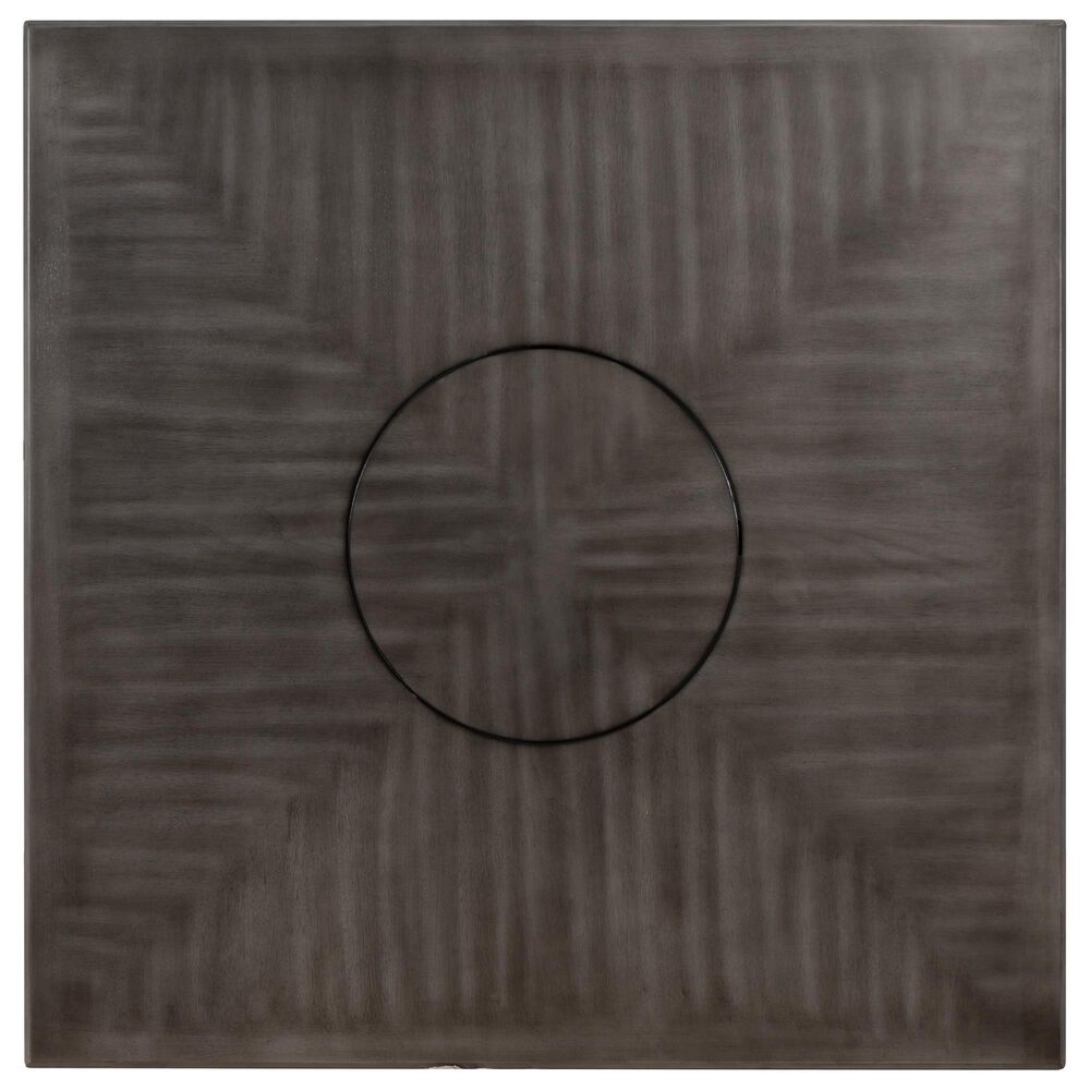 Linon Home Decor Spiva Counter Height Table with Lazy Susan in Grey - Table Only, , large