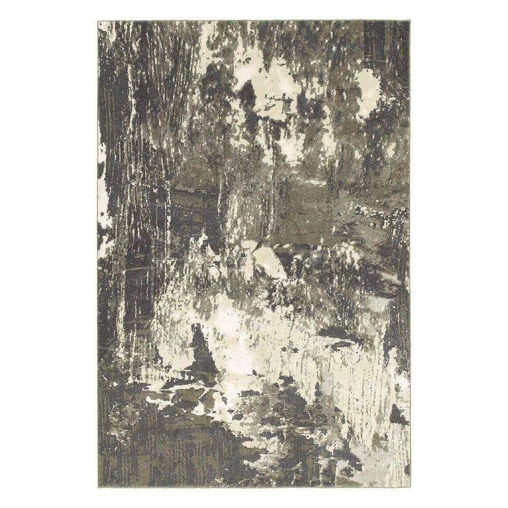 Oriental Weavers Rowan 2067V 2'3" x 7'6" Grey/ Ivory Runner, , large