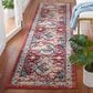 Safavieh Riviera 2"2" x 9" Red and Blue Runner, , large