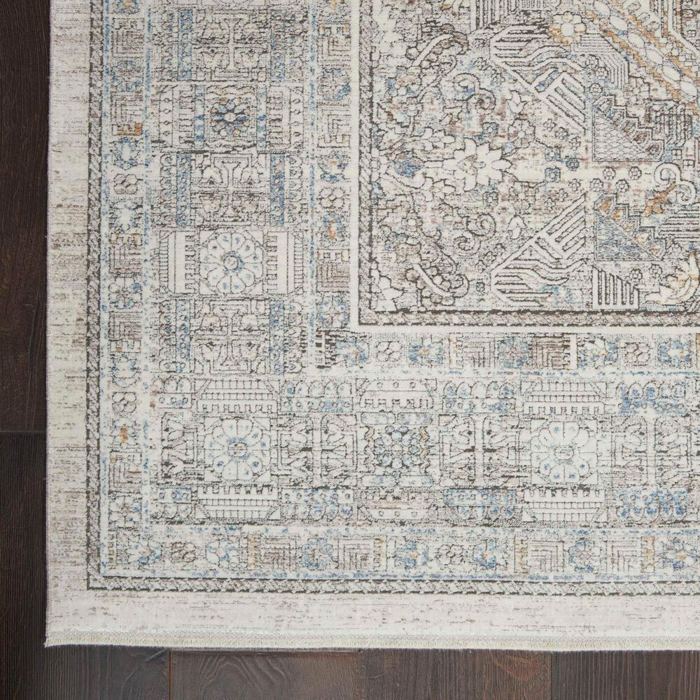 Nourison Starry Nights STN02 5&#39; x 7&#39; Cream and Grey Area Rug, , large