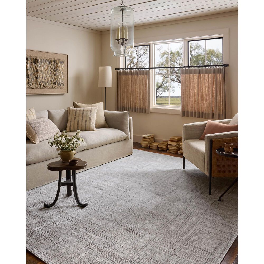 Loloi Hollis Gray and Ivory 2'7" x 8' Runner, , large