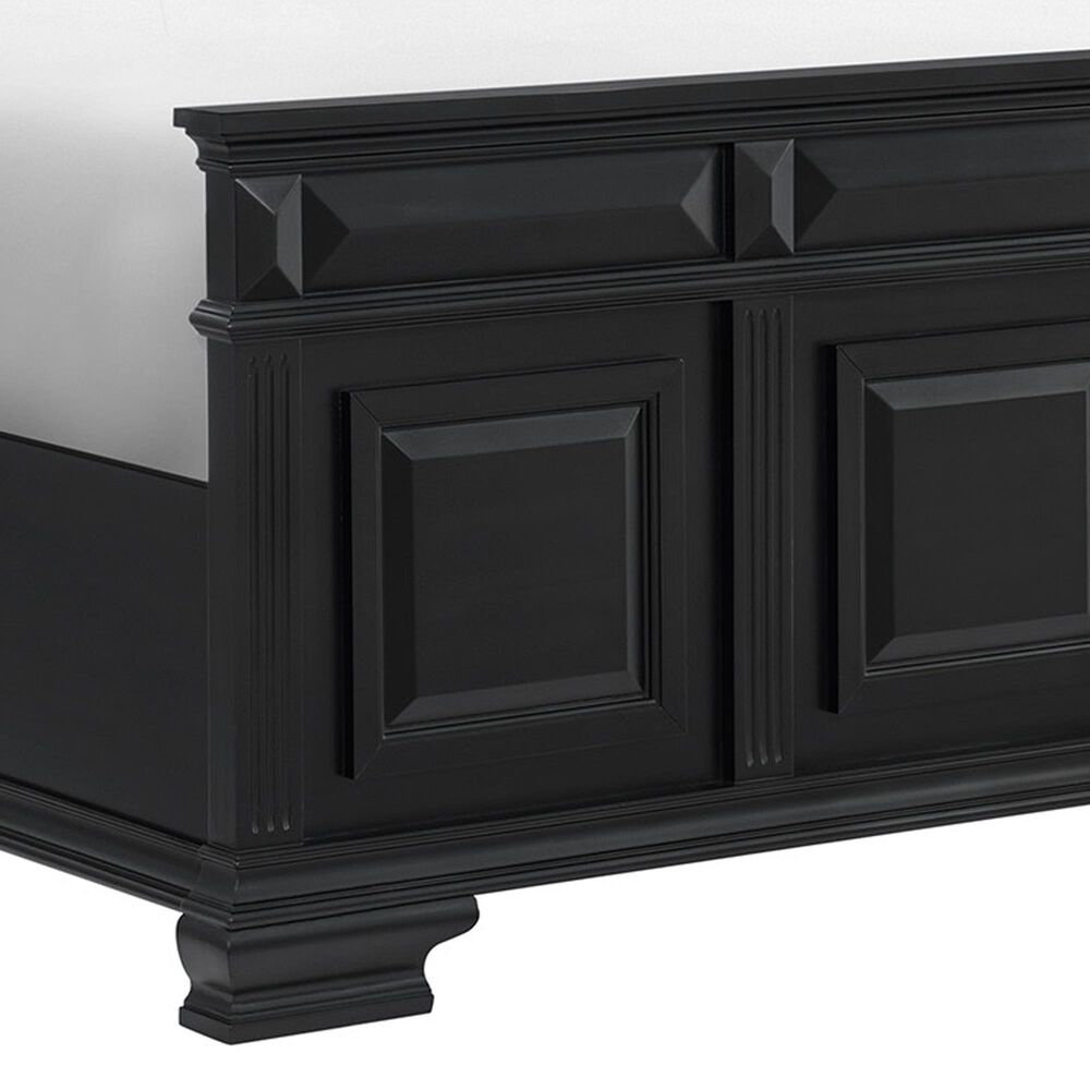 Mayberry Hill Bridgestone Queen Panel Bed in Black, , large