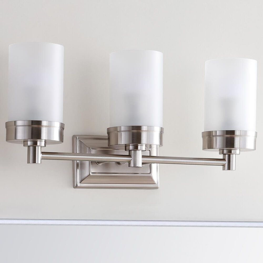 Safavieh Lucian 3-Light Bathroom Sconce in Nickel, , large