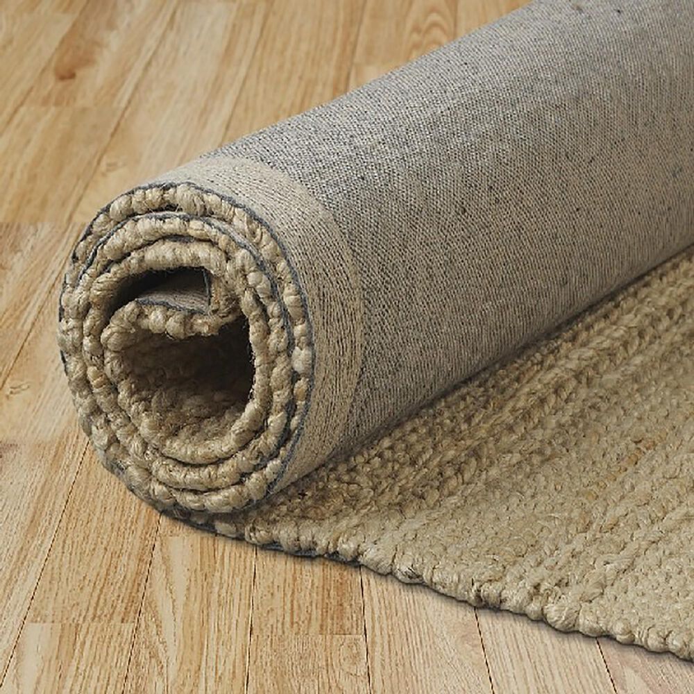 L&amp;R Resources Natural Fiber 5&#39; x 7&#39;9&quot; Bleach and Ivory Area Rug, , large