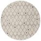 Safavieh Adirondack ADR132B 6" Round Ivory and Grey Area Rug, , large