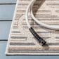 Safavieh Cabana CBN333F 2"2" x 9" Grey and Ivory Indoor/Outdoor Performance Runner, , large