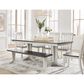 Ashley Darborn 62" Bench in Light Gray and Brown Cherry, , large