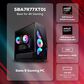 iBUYPOWER Slate Gaming PC Desktop | AMD Ryzen 7 8700F - 16GB RAM - AMD Radeon RX 7700 XT Graphic - 1TB SSD in Black, , large
