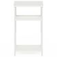 HOMLUX 3-Tier End Table with Open Shelf Storage Display in White, , large