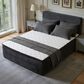 HOMLUX Plush Full Mattress with Grey Headboard, , large
