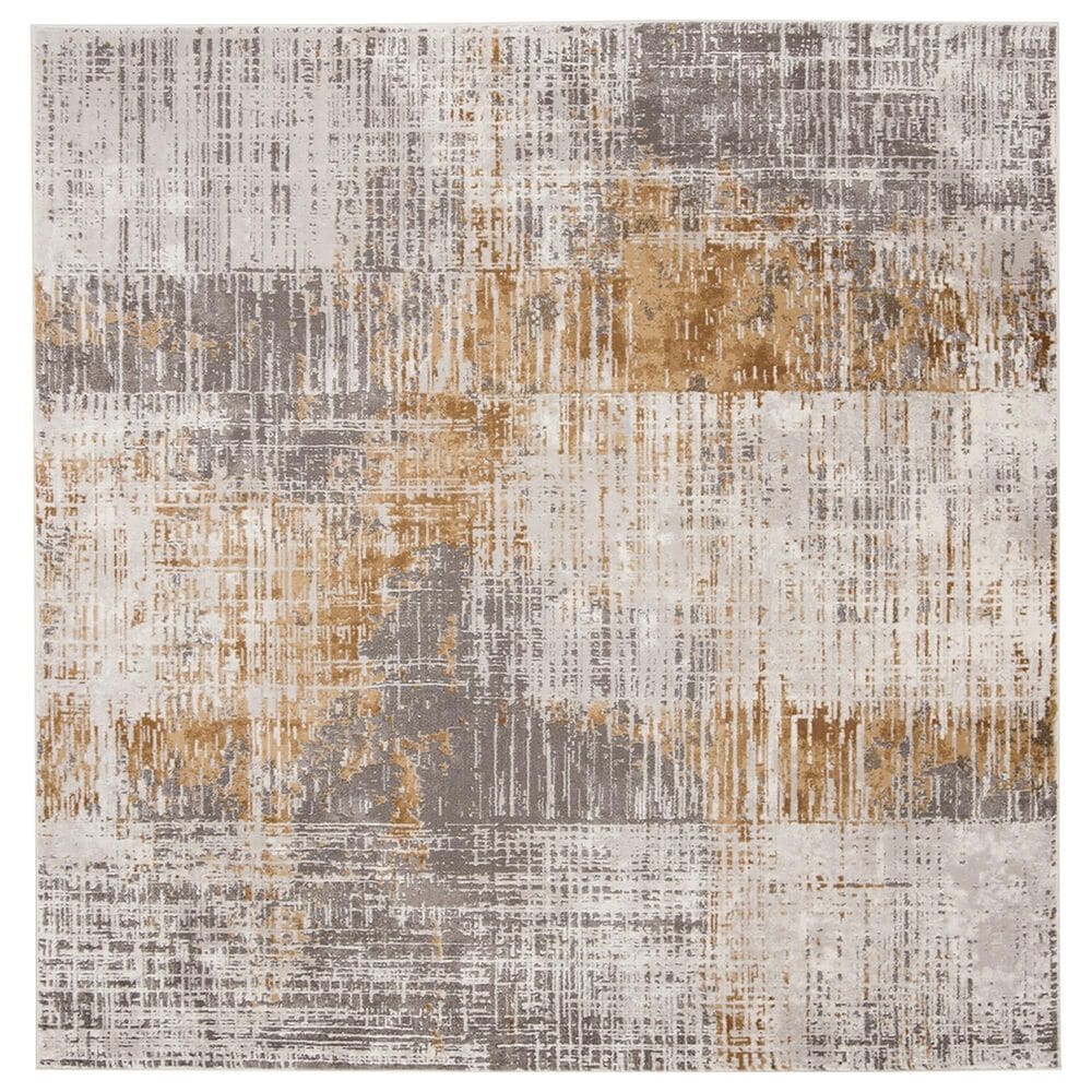 Safavieh Craft 5"3" Square Grey and Beige Area Rug, , large