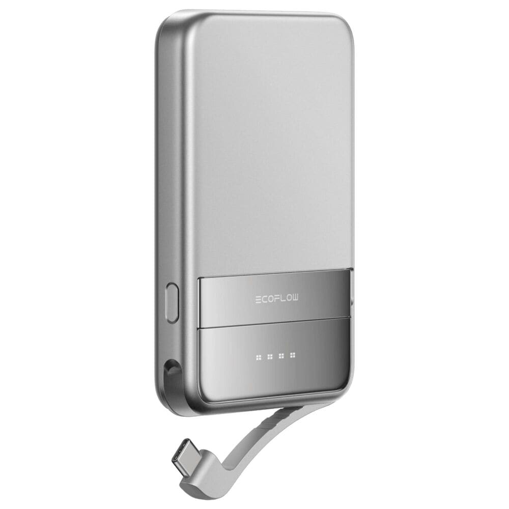 EcoFlow Rapid Magnetic 5000mAh Power Bank in Silver, , large