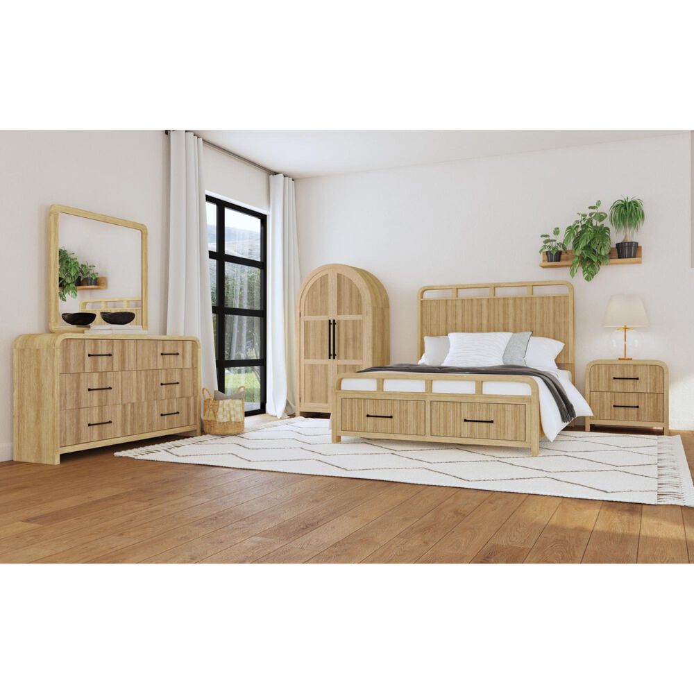 Mayberry Hill Ridgemont Dresser Mirror in Natural, , large