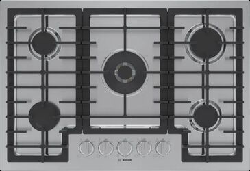 Bosch 30" Gas Cooktop in Stainless Steel, , large
