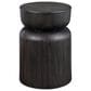Slatehouse Rowan Round Accent Table in Black, , large
