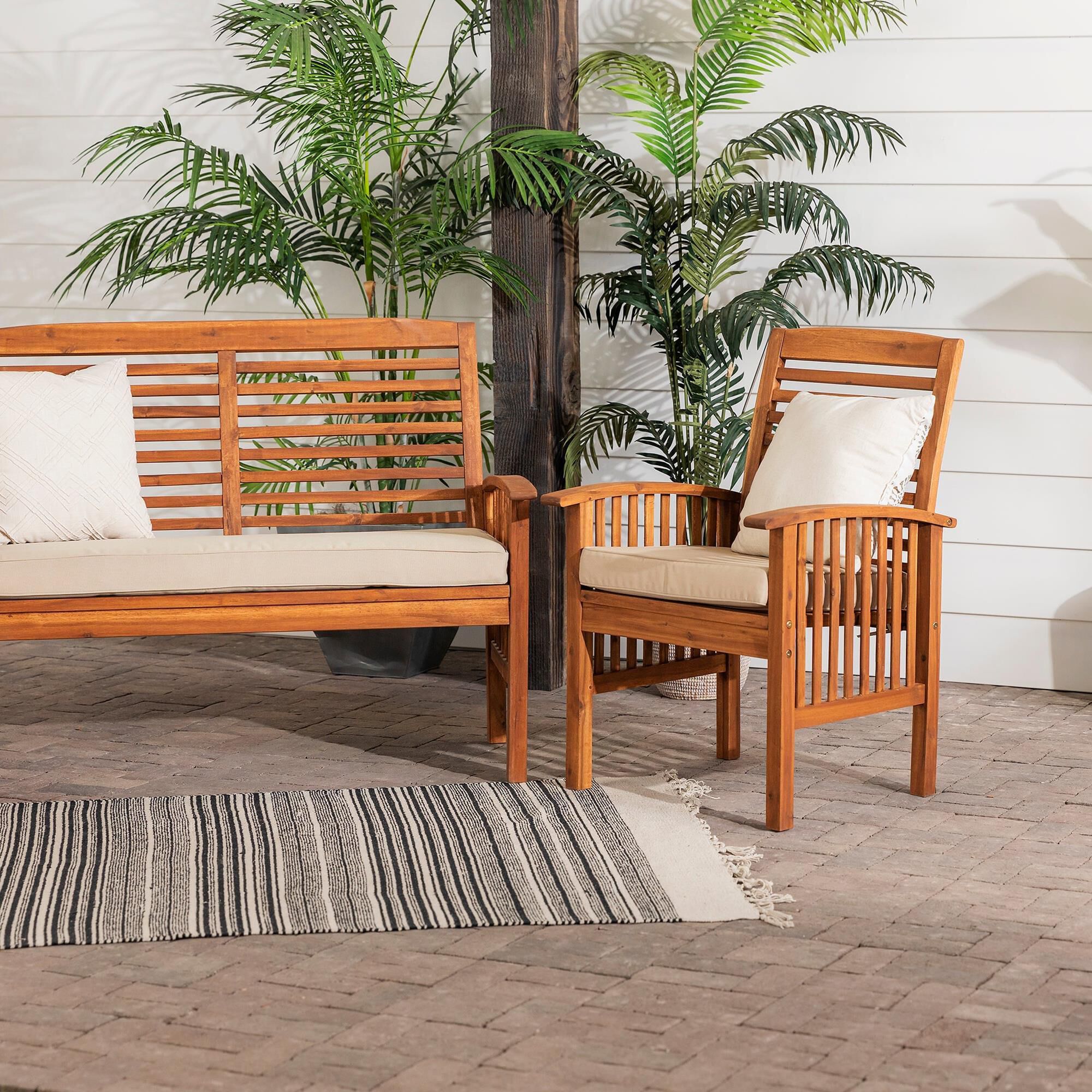 3 piece patio chat set deals