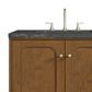 James Martin Laurent 30" Single Bathroom Vanity in Honey Oak with 3 cm Parisien Bleu Silestone Top and Rectangular Sink, , large