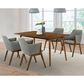 Blue River Westmont and Renzo 5-Piece Dining Set with Charcoal Cushion in Walnut, , large