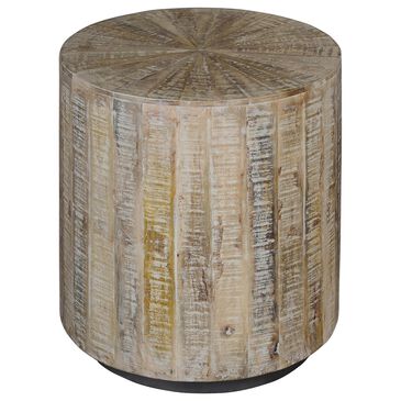 Crestview Collection Bengal Manor End Table in Whitewash, , large