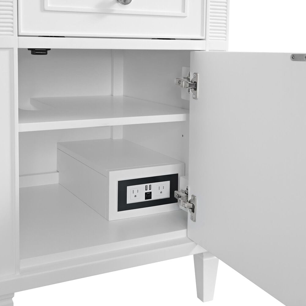 James Martin Vanities Lorelai 60&quot; Double Vanity in Bright White with 3 cm Eternal Jasmine Pearl Quartz Top, , large