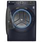 GE Appliances 4.8 Cu. Ft. Front Load Washer and 7.8 Cu. Ft. Electric Dryer Laundry Pair in Sapphire Blue, , large