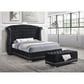 Pacific Landing Barzini King Bed in Black/Chrome, , large