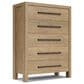 Shannon Hills Davie 5-Piece Queen Upholstered Bedroom Set in Pale Oak, , large