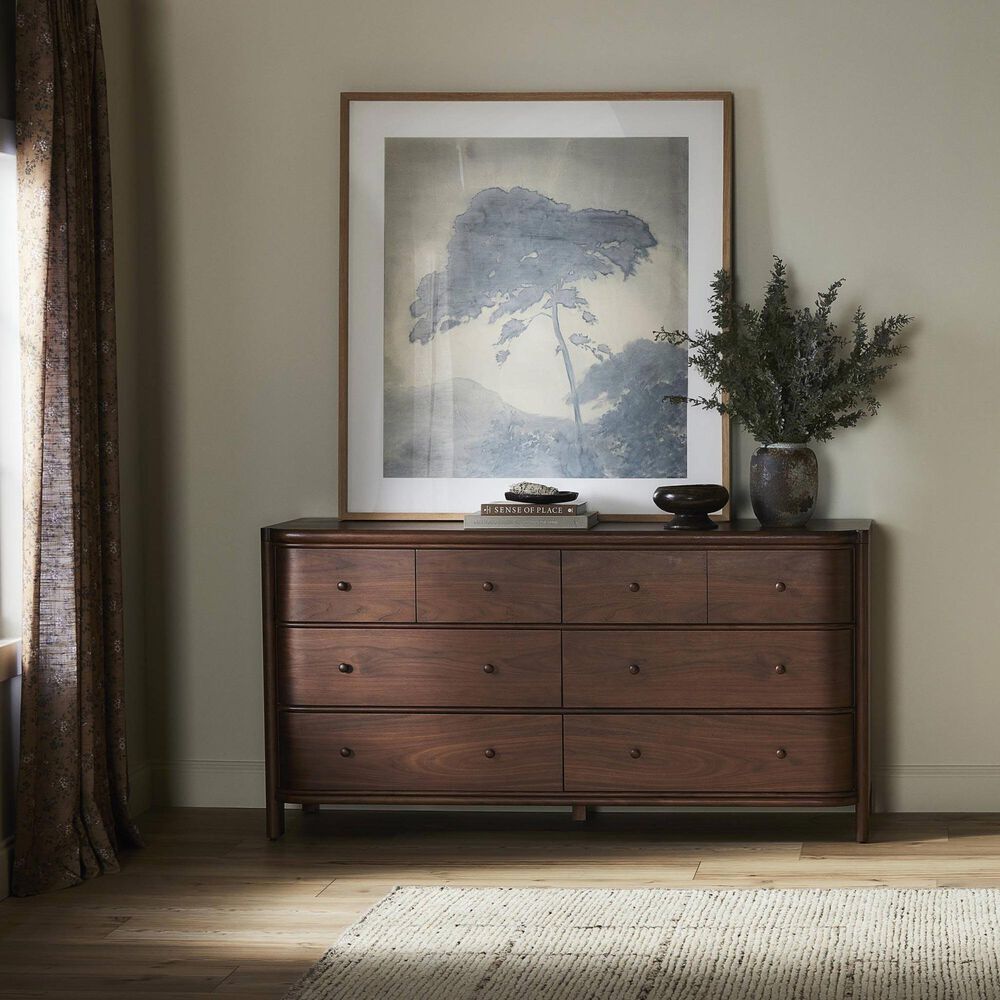 Amber Lewis x Four Hands Agatha 8 Drawer Dresser Only in Dark Brown Walnut, , large