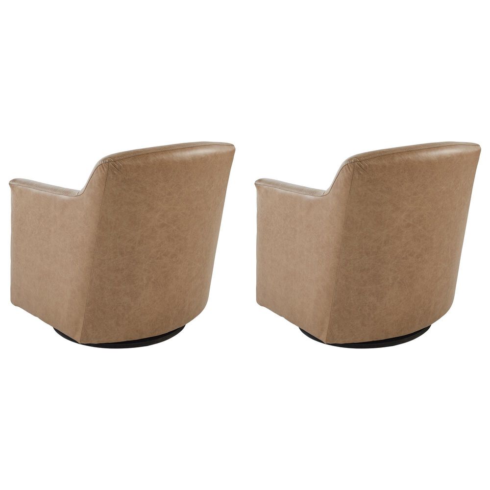 Ashley Bradney Swivel Accent Chair in Tumbleweed (Set of 2), , large
