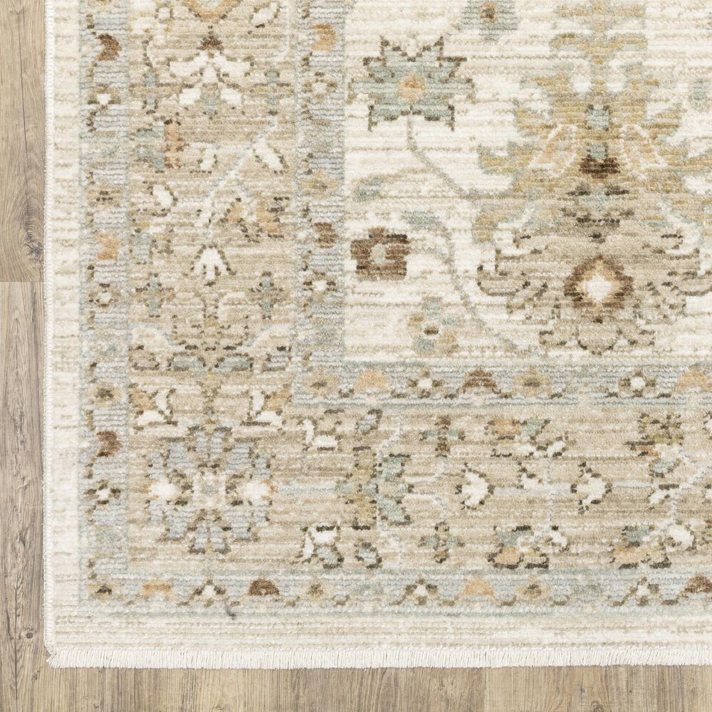 Oriental Weavers Lola LLA05 Blue and Beige 7'10" x 10' Area Rug, , large