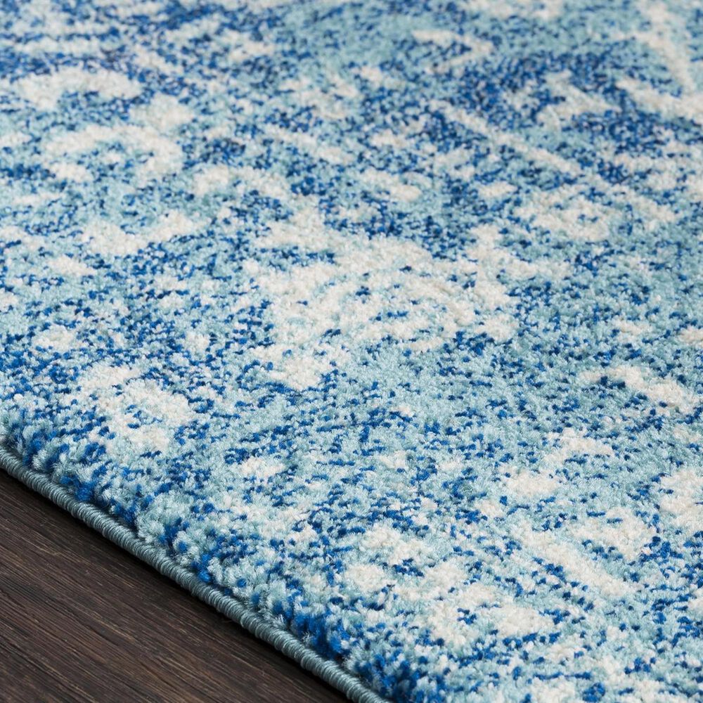 Surya Harput HAP-1023 2&#39; x 3&#39; Teal, Dark Blue and Beige Scatter Rug, , large
