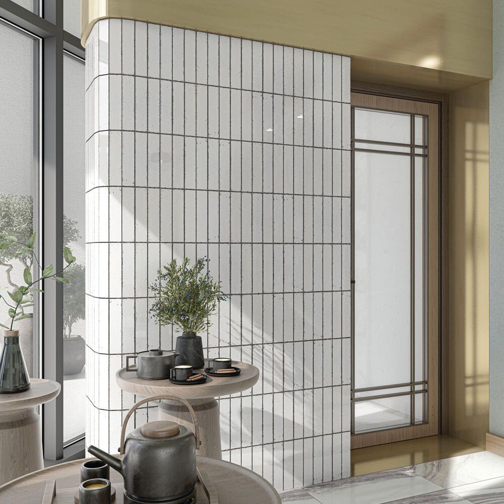 Dal-Tile Iridescent Isles Seashell 2" x 9" Porcelain Tile, , large