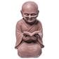 Alfresco Home Reading Buddha Patio Statue in Antique Rust, , large