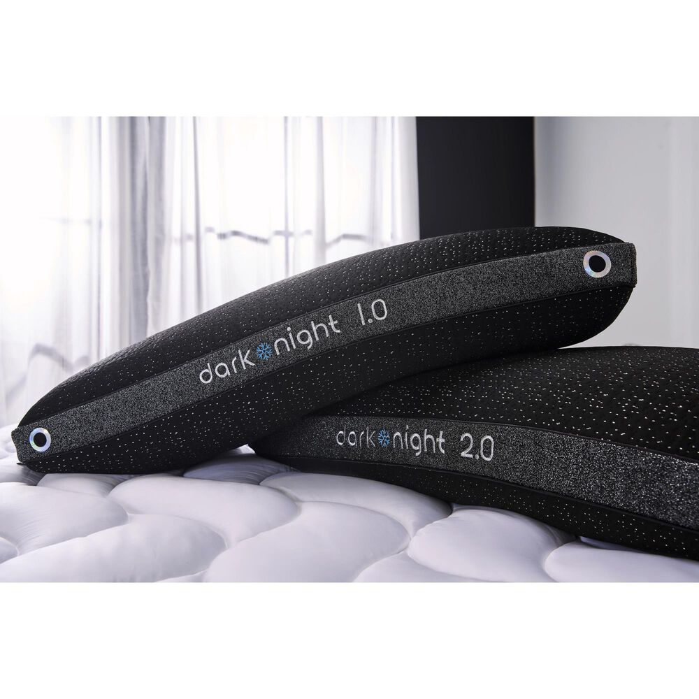 Bedgear Dark Night 0.0 King Performance Pillow in Black, , large