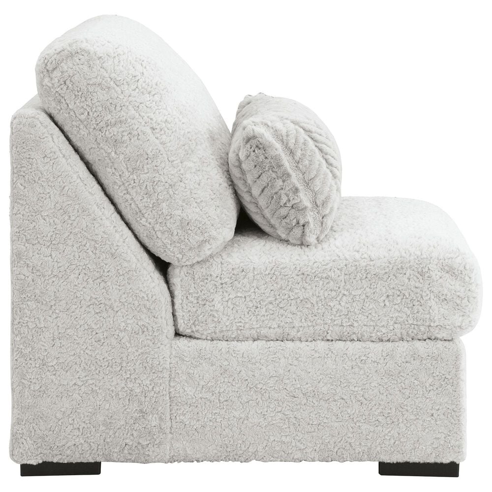 Ashley Cuddle Plush 6-Piece Stationary Left Facing Sectional with Chaise in Arctic, , large