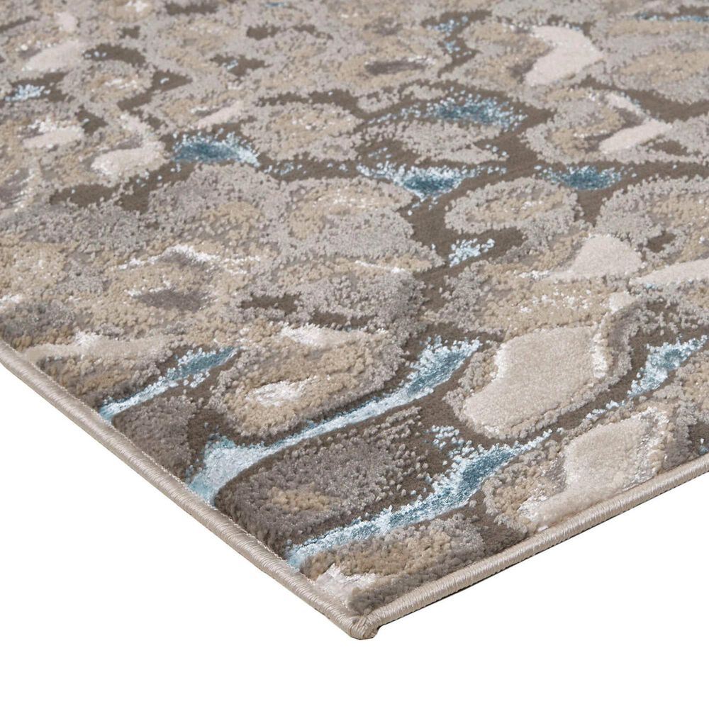 Feizy Azure 12&#39; x 18&#39; Blue and Silver Area Rug, , large