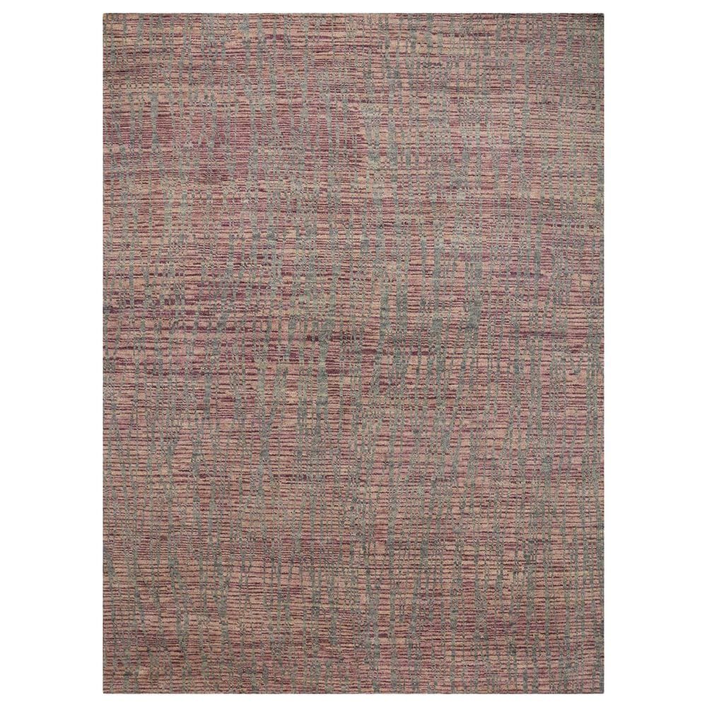 Loloi Daphne 2"6" x 8"6" Raspberry and Silver Runner, , large