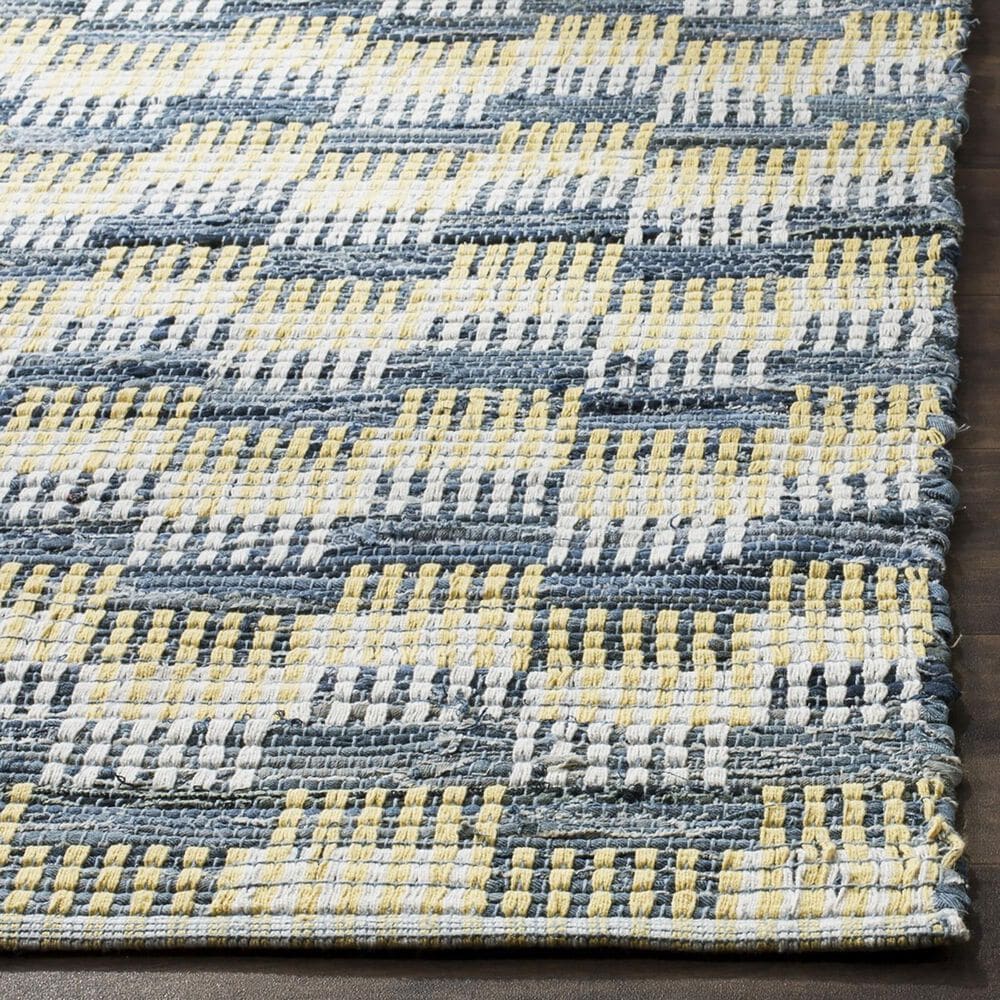 Safavieh Montauk Geometric 2&#39;3&quot; x 6&#39; Gold and Multicolor Runner, , large