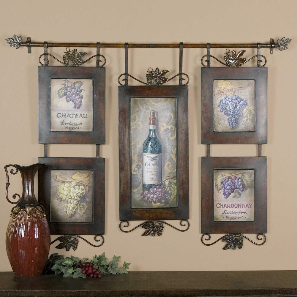 Uttermost Hanging Wine Framed Art, , large