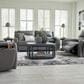 Ashley Brixworth 2-Seat Reclining Sofa in Slate, , large